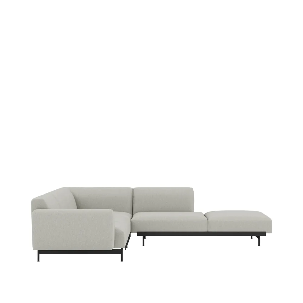 In Situ hörnsoffa configuration 3, Clay 12-Configuration 3-Black Muuto