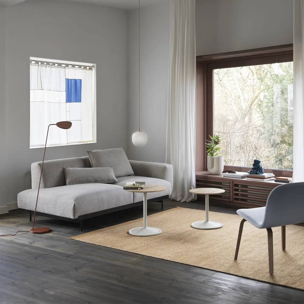In Situ modulsoffa 2-sits configuration 3, Clay 12-Black Muuto