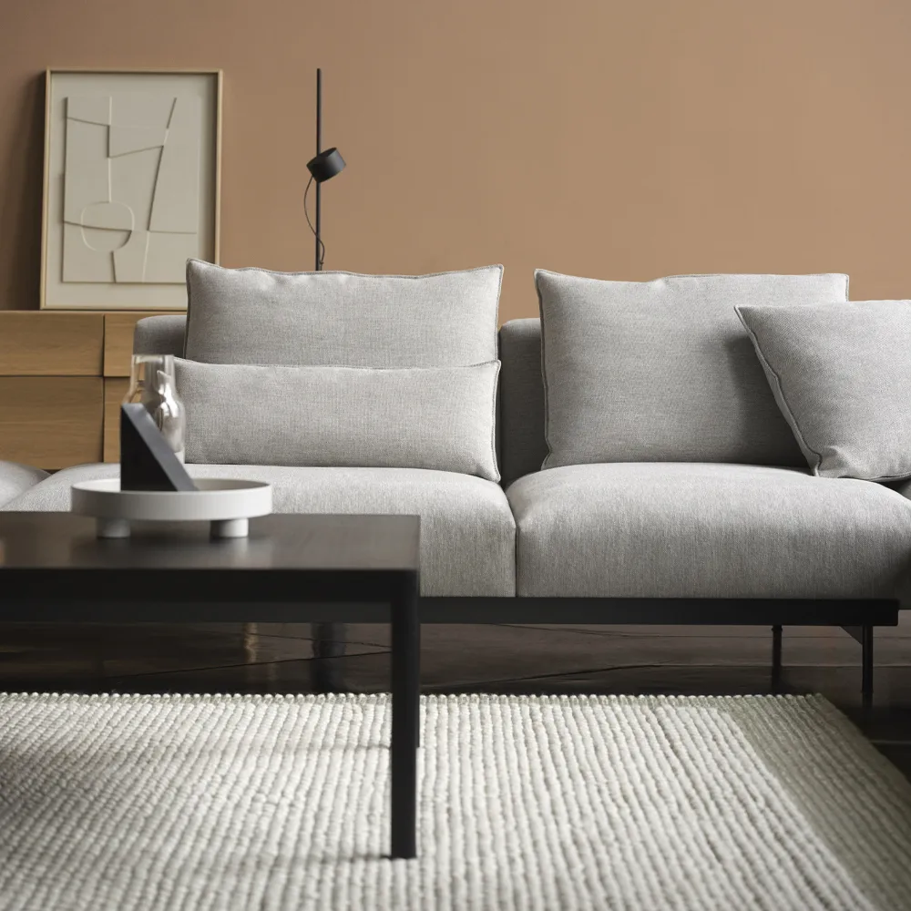 In Situ modulsoffa 3-sits configuration 2, Clay 12-Black Muuto