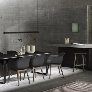 Linear pendel - Black, 87,2 cm - Muuto