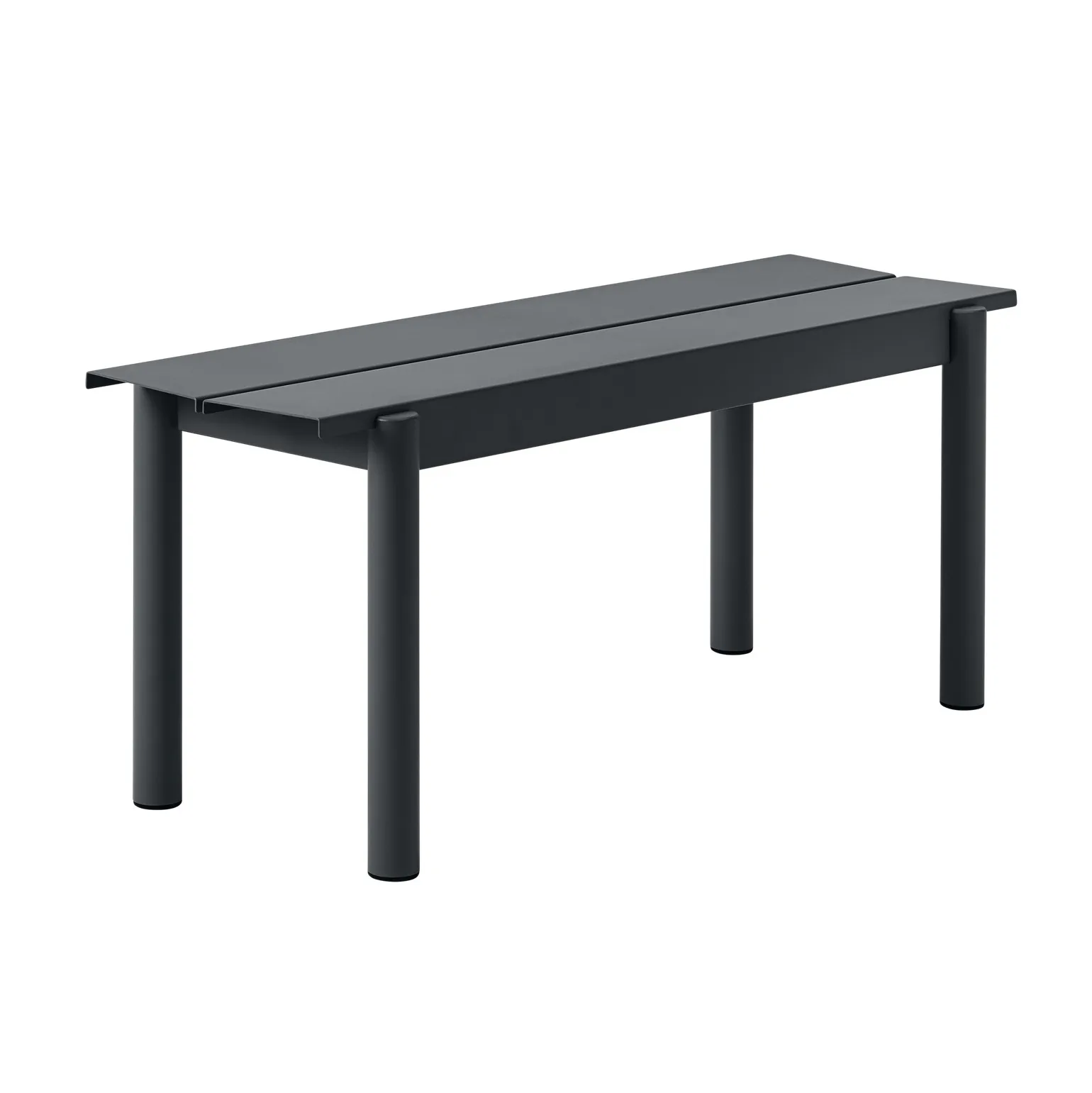 Linear steel bench bänk 110x34 cm, Black Muuto