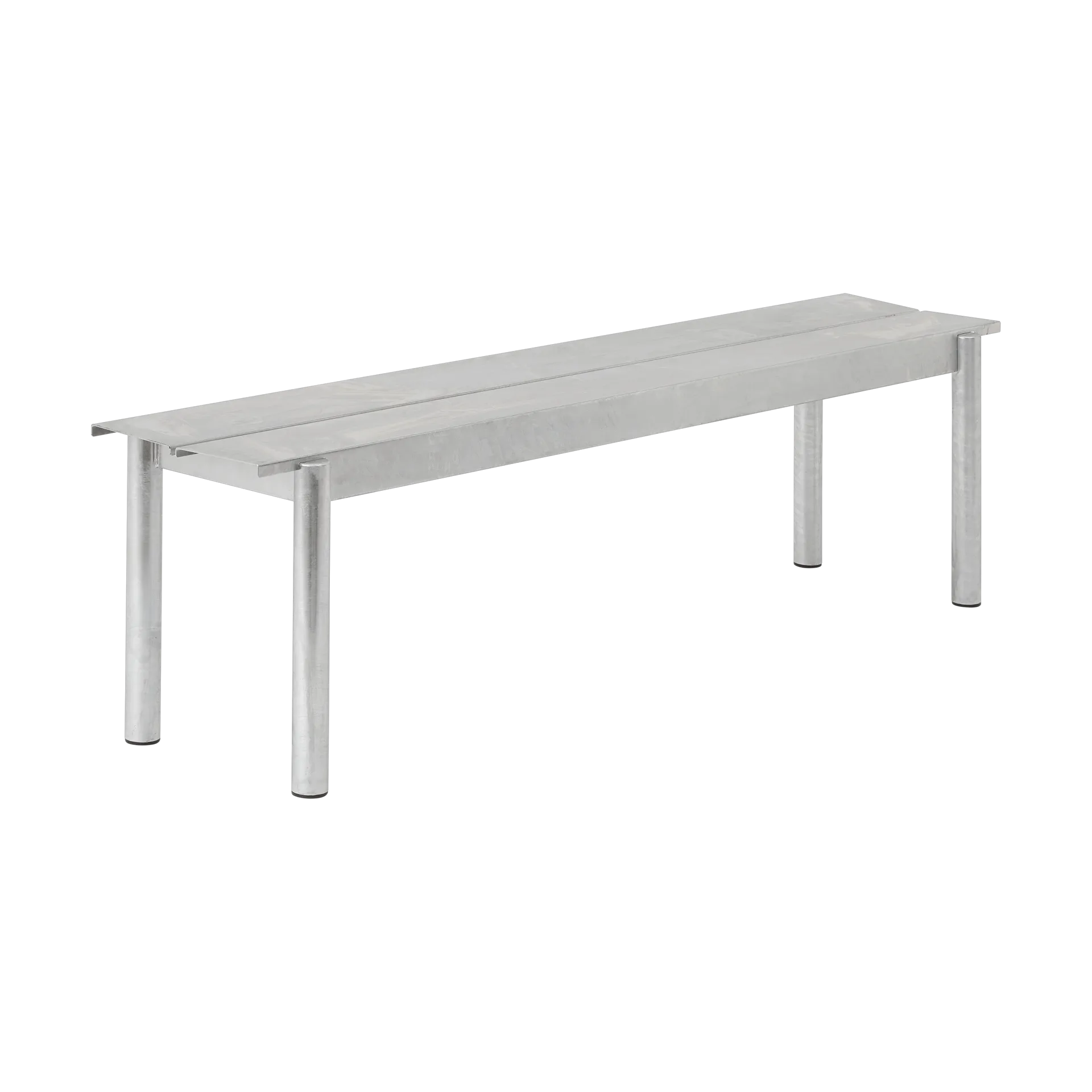 Linear steel bench bänk 170x34 cm, Warm galvanized steel Muuto