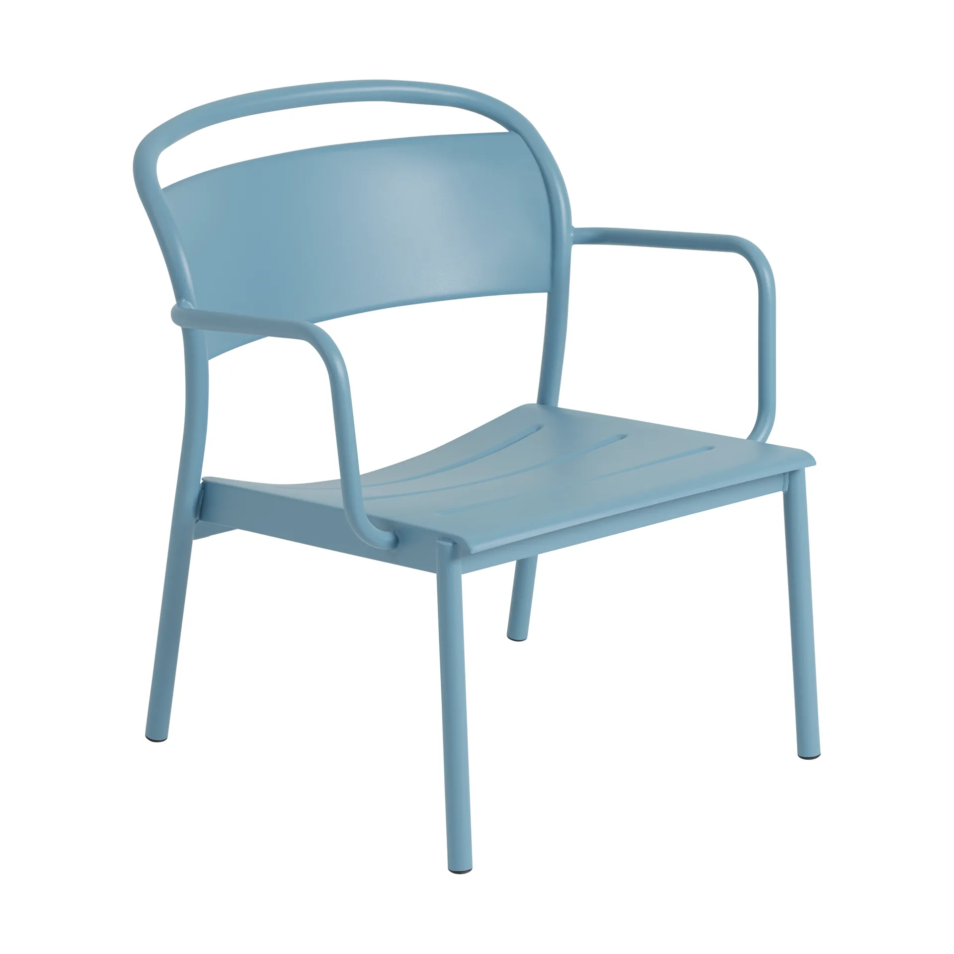 Linear Steel loungefåtölj, Pale blue Muuto