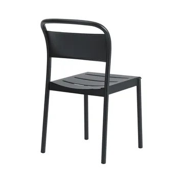 Linear steel side chair stol - Black - Muuto