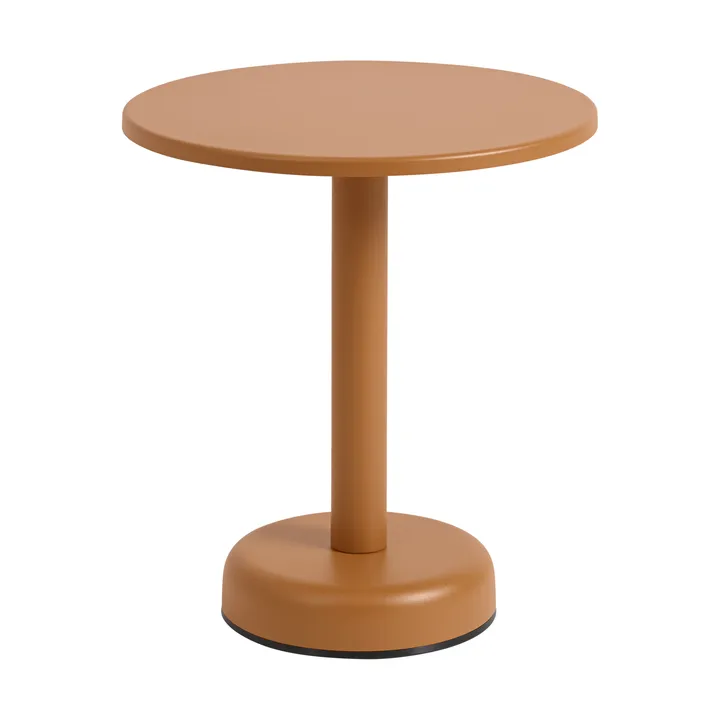 Linear Steel soffbord - Burnt orange, Ø42x47 cm - Muuto