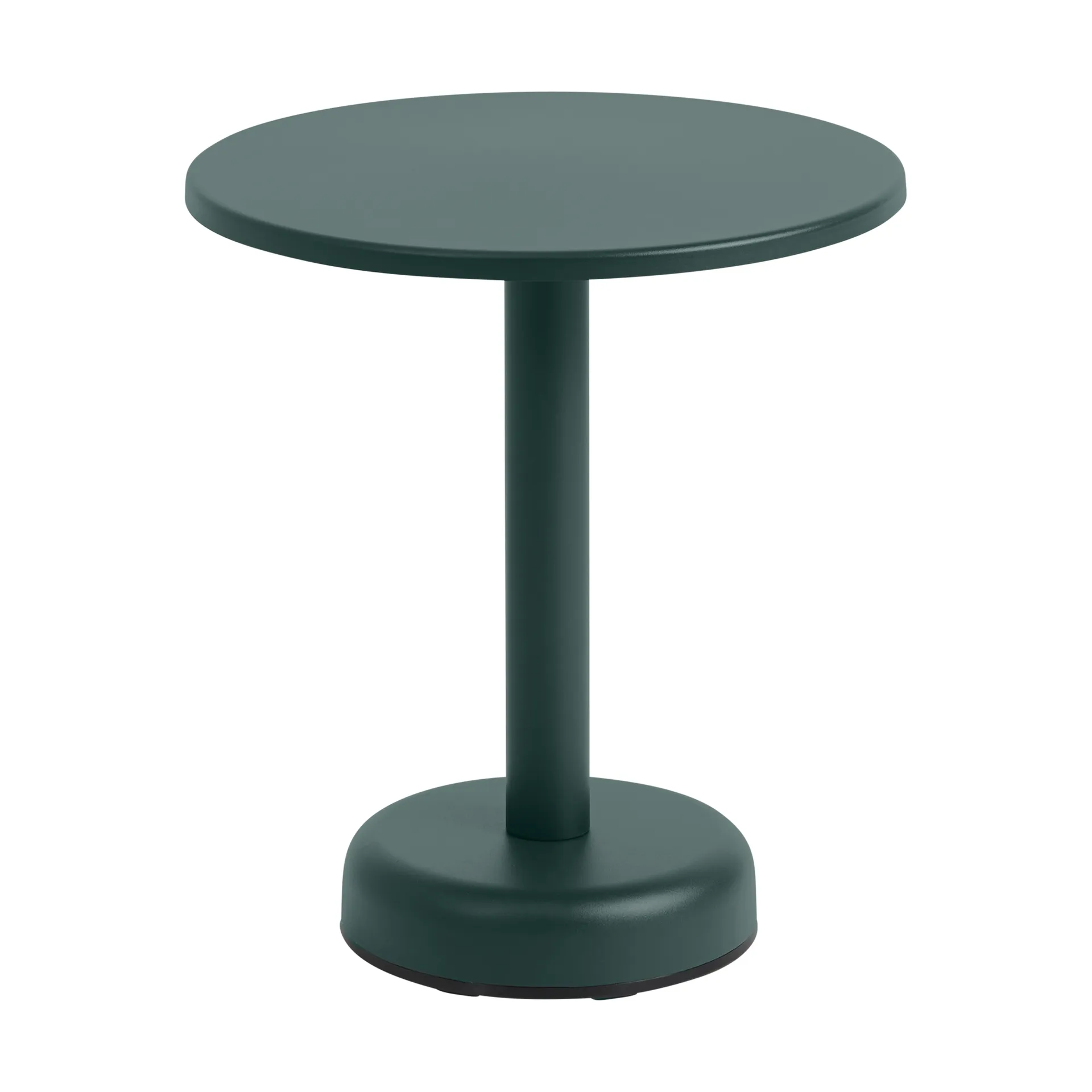 Linear Steel soffbord, Dark green, Ø42x47 cm Muuto