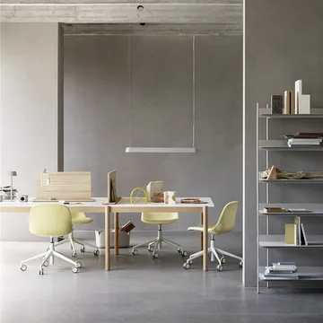 Linear System End Module bord - Oak veener-Oak 240x142 cm - Muuto