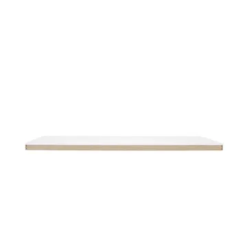 Linear System Middle Module bord - White laminate-ABS-Oak - Muuto