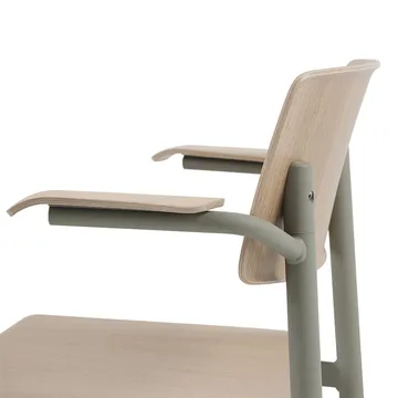 Loft karmstol med armstöd - Black-Black - Muuto