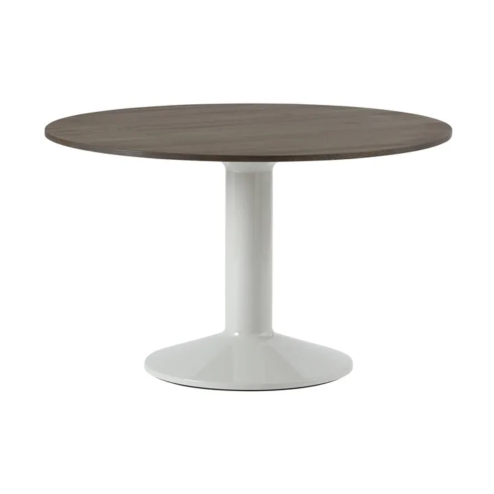 Midst pelarbord - Dark oiled oak-grey, Ø120 cm - Muuto