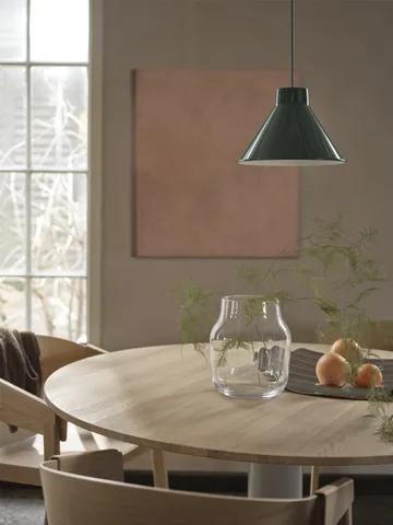 Midst pelarbord - Oiled oak-grey, Ø120 cm - Muuto