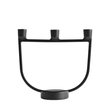 Open ljusstake - svart - Muuto