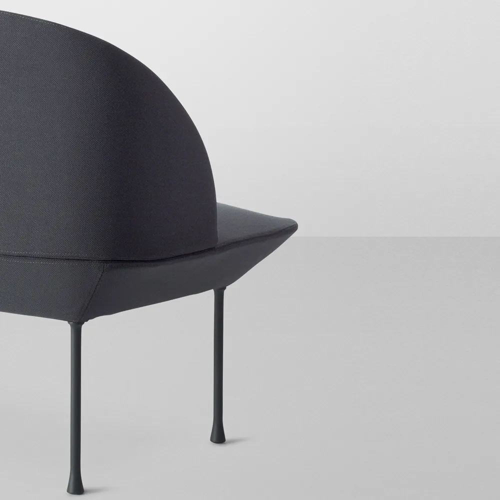 Oslo soffa 2-sits, Steelcut 660-Dark red Muuto