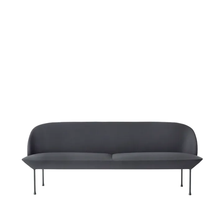 Oslo soffa 3-sits - Steelcut 180-Dark grey - Muuto