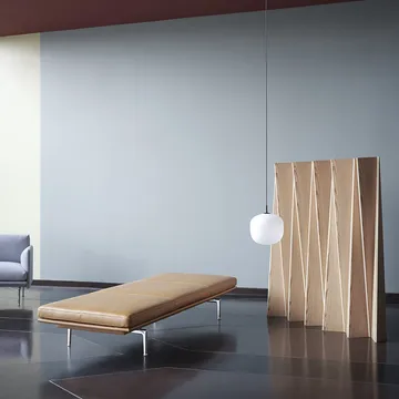 Outline dagbädd - Vidar 554-Aluminium - Muuto
