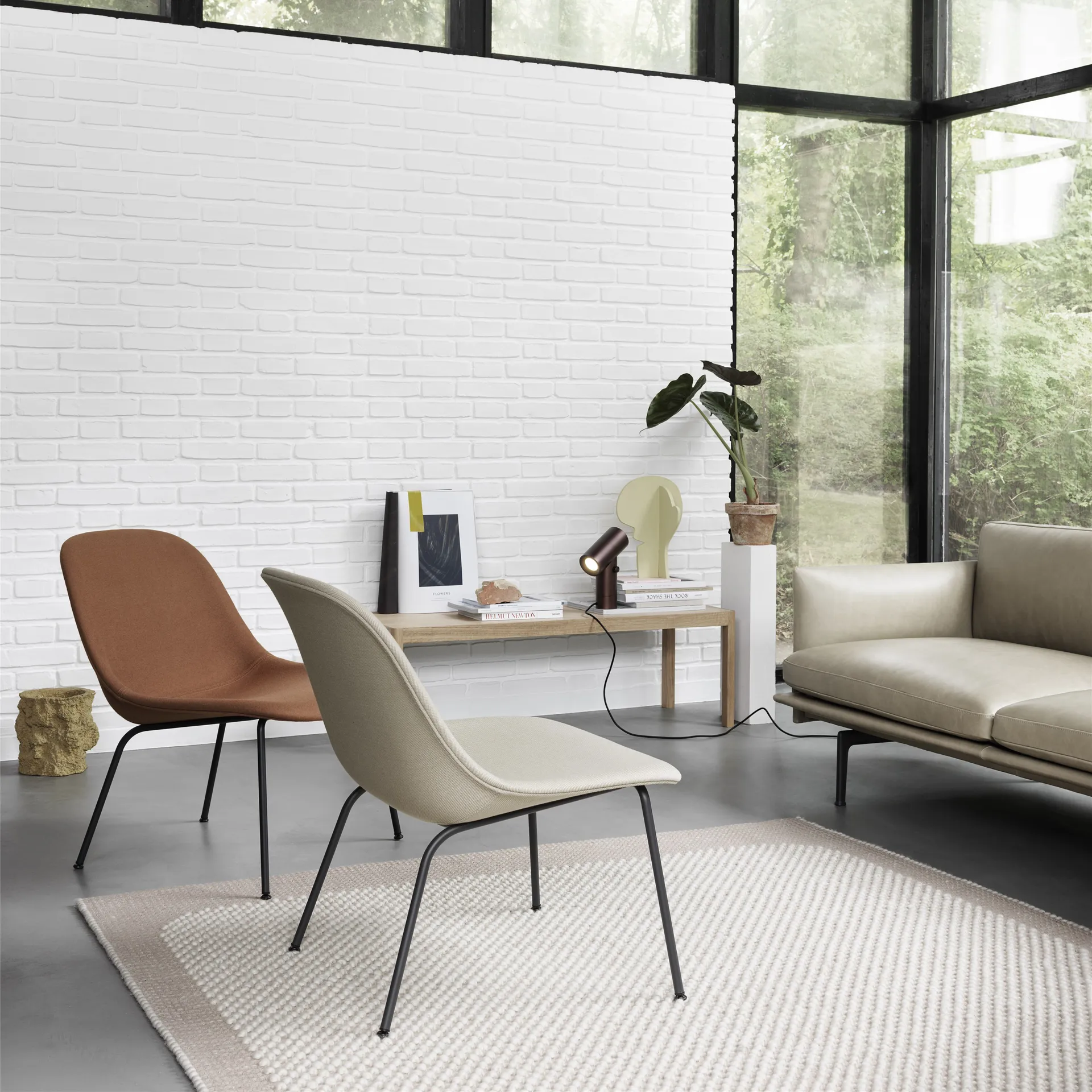 Pebble matta 170x240 cm, Pale rose Muuto
