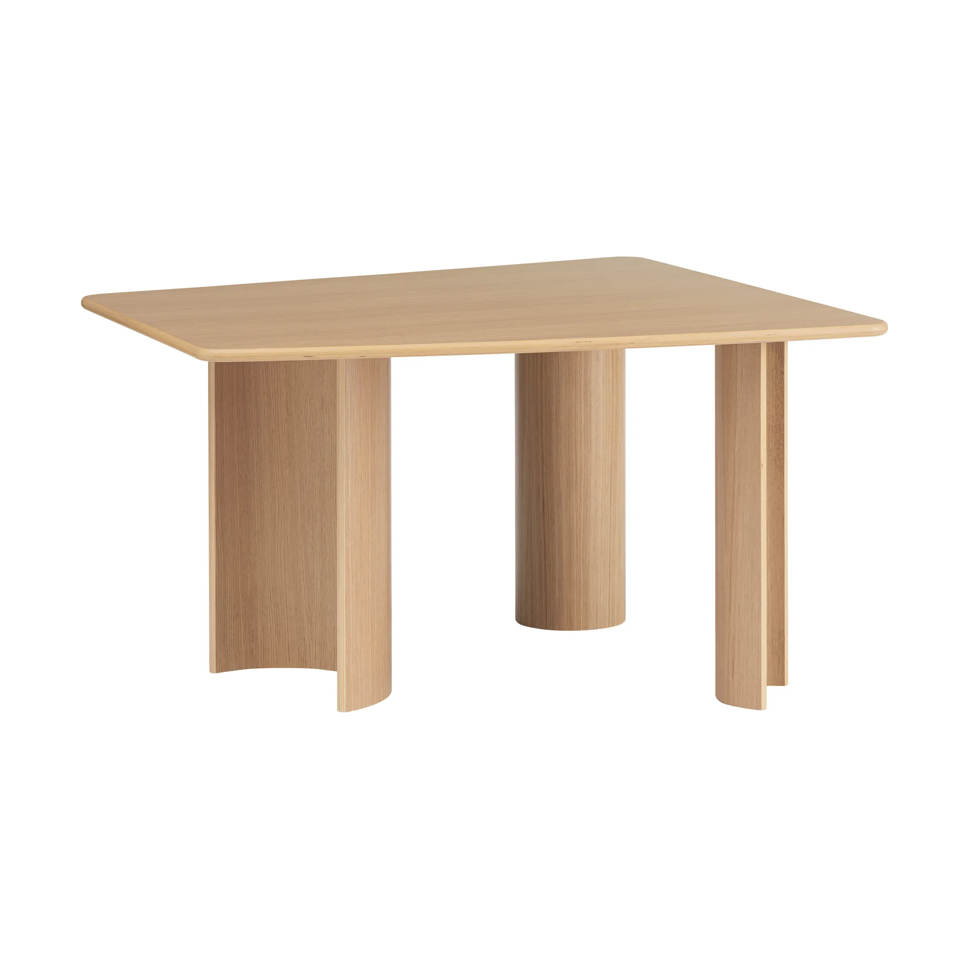Re-norm matbord, Lackerad ekfanér, 130x120 cm Muuto
