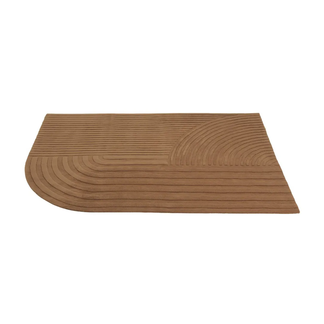 Relevo matta 170x240 cm, Burnt orange Muuto