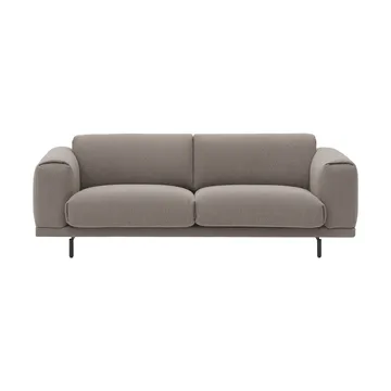 Rest soffa - 3-sits, Hearth 6 grey-svarta ben - Muuto