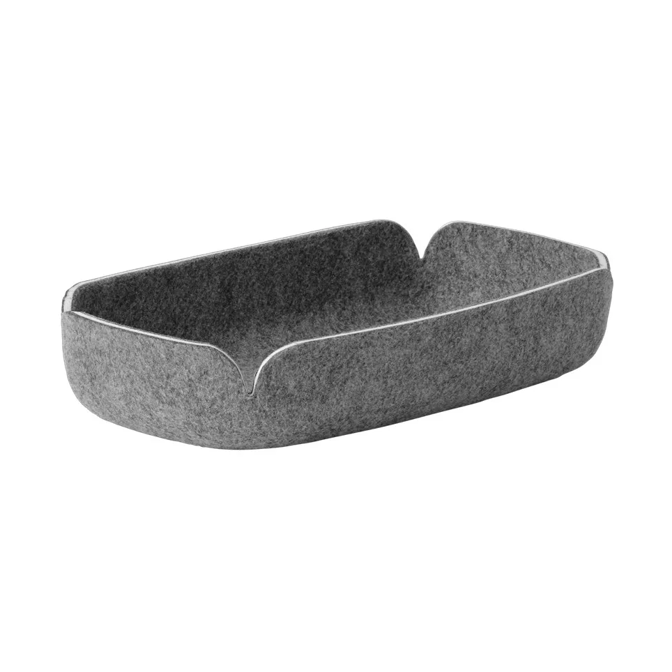 Restore bricka 15,5x28 cm, Grey mélange Muuto
