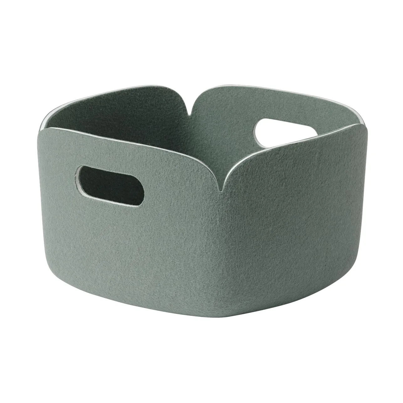 Restore förvaringskorg 28x28 cm, Dusty green Muuto