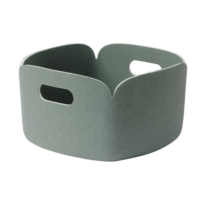 Restore förvaringskorg 28x28 cm - Dusty green - Muuto