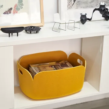 Restore förvaringskorg - gul - Muuto