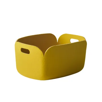 Restore förvaringskorg - gul - Muuto