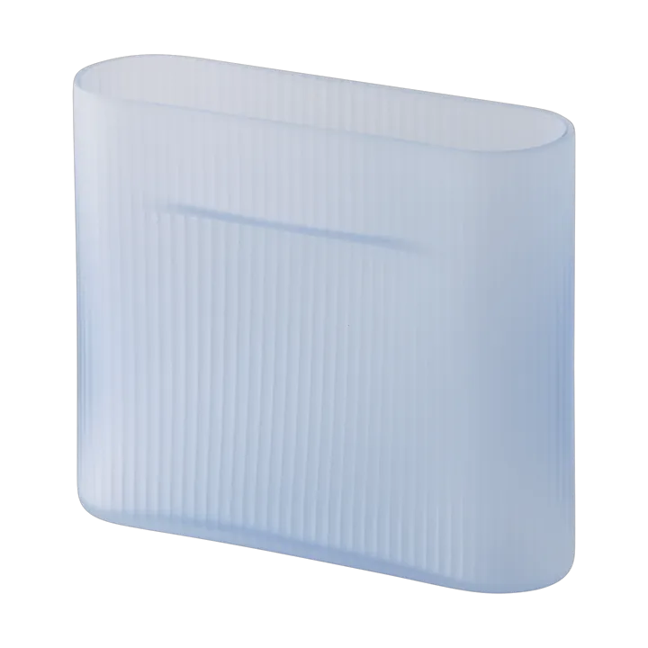 Ridge vas frostat glas 16,5 cm - Light blue - Muuto