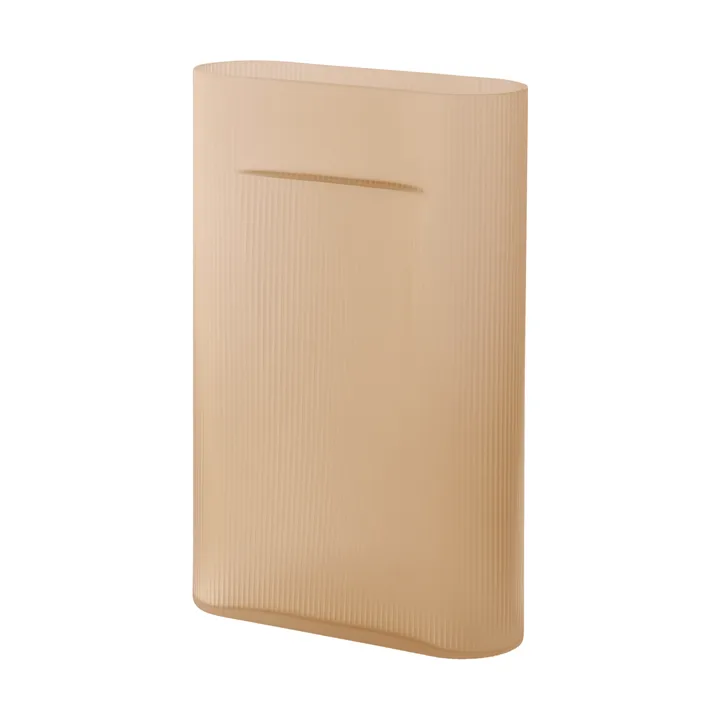 Ridge vas frostat glas 48,5 cm - Light orange - Muuto