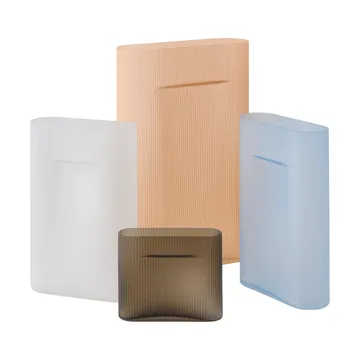Ridge vas frostat glas 48,5 cm - Light orange - Muuto
