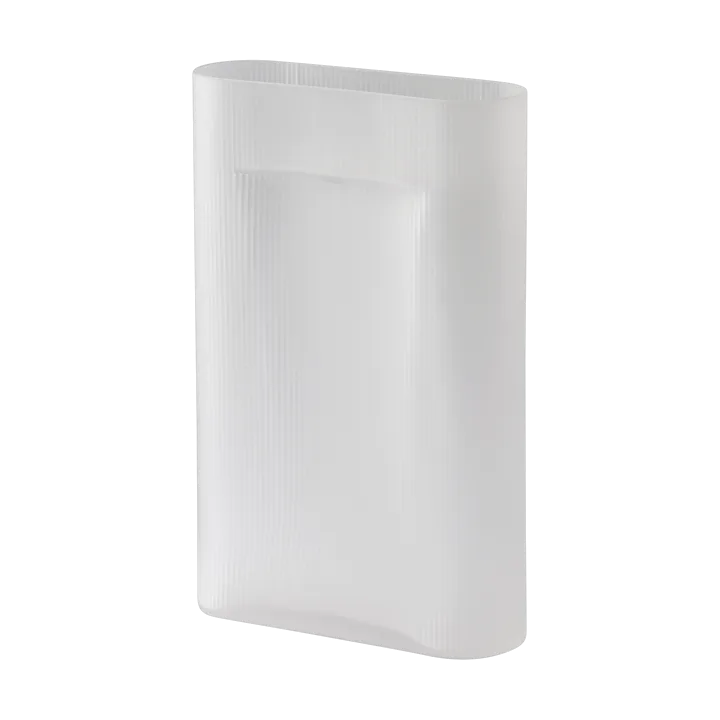 Ridge vas frostat glas 48,5 cm - White - Muuto