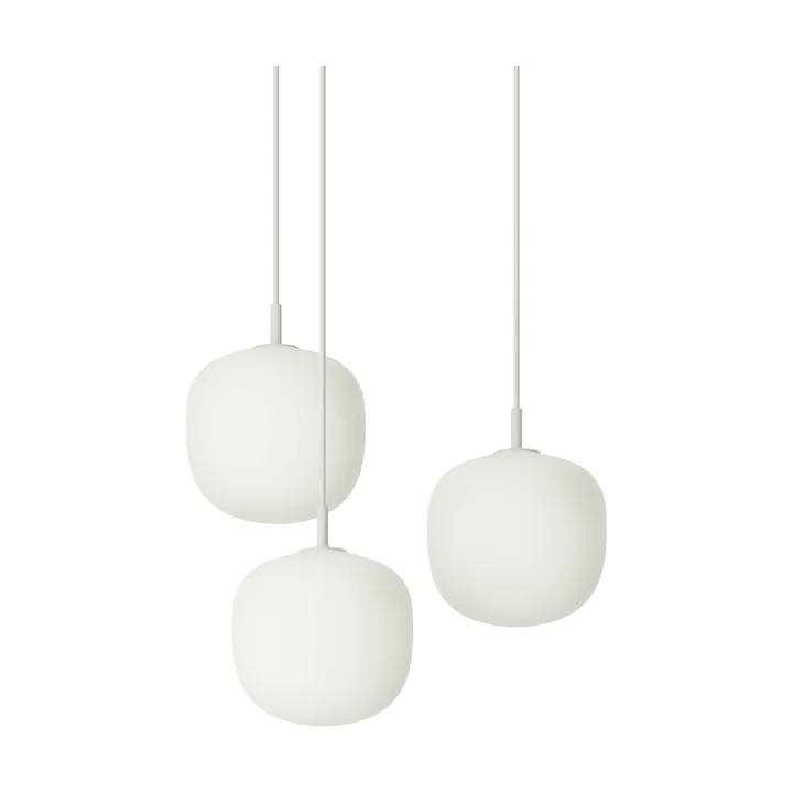 Rime Pendant Cluster 3 pendel - White, Ø18 cm - Muuto