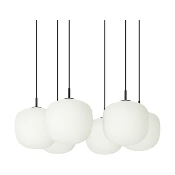 Rime Pendant Cluster 6 pendel - Black, Ø25 cm - Muuto