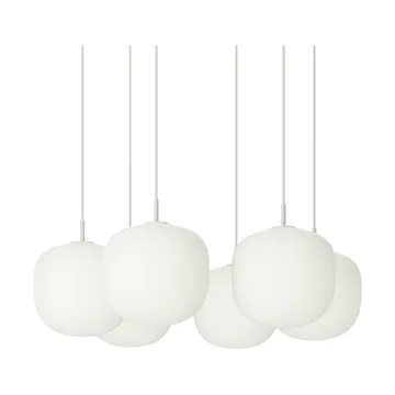 Rime Pendant Cluster 6 pendel - White, Ø25 cm - Muuto