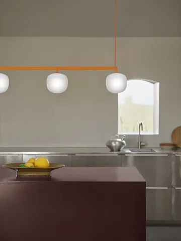 Rime Rail Lamp pendel - Orange - Muuto
