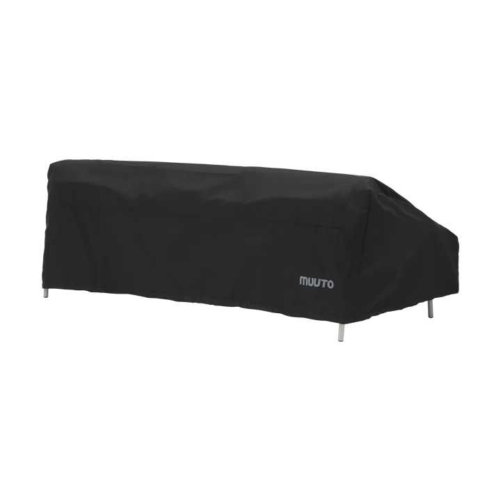 Settle Outdoor skydd till 3-sits soffa - Black - Muuto