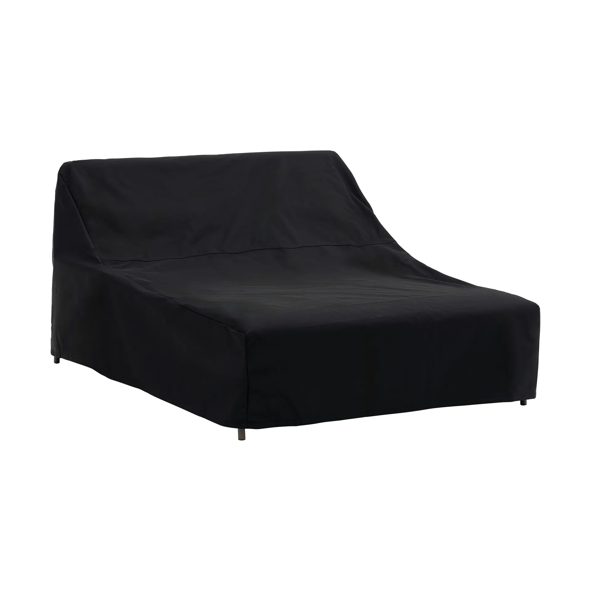 Settle överdrag till loungesäng, Black Muuto