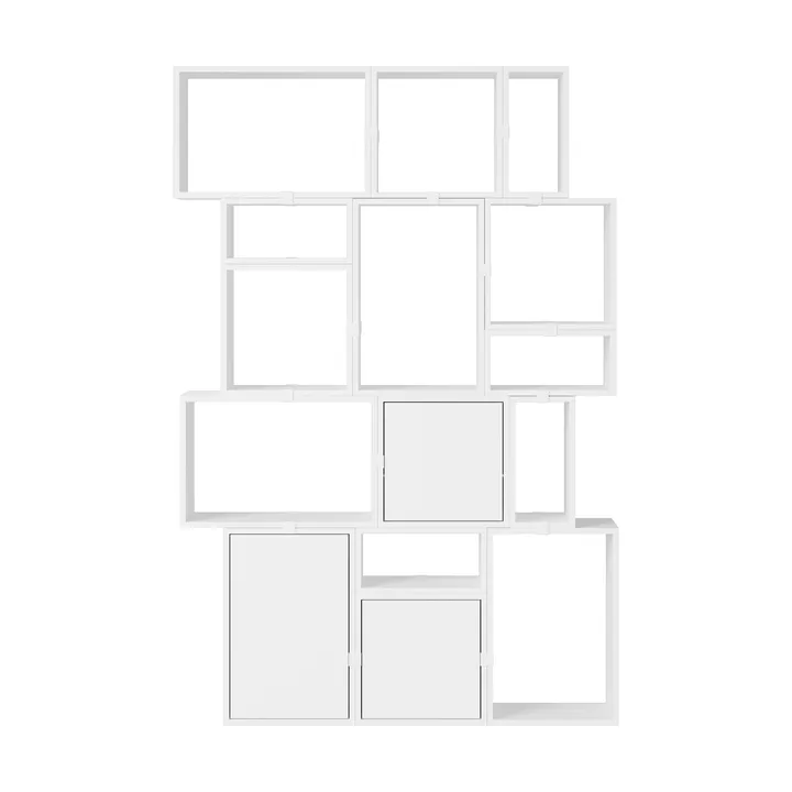 Stacked förvaringssystem bokhylla konfiguration 2 - White - Muuto