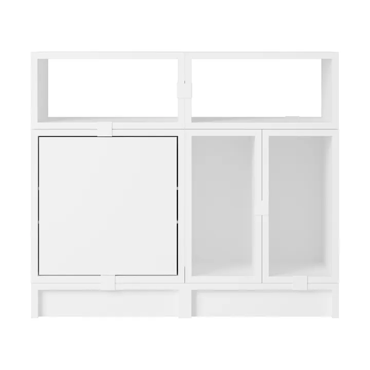 Stacked förvaringssystem kontor konfiguration 5 - White - Muuto