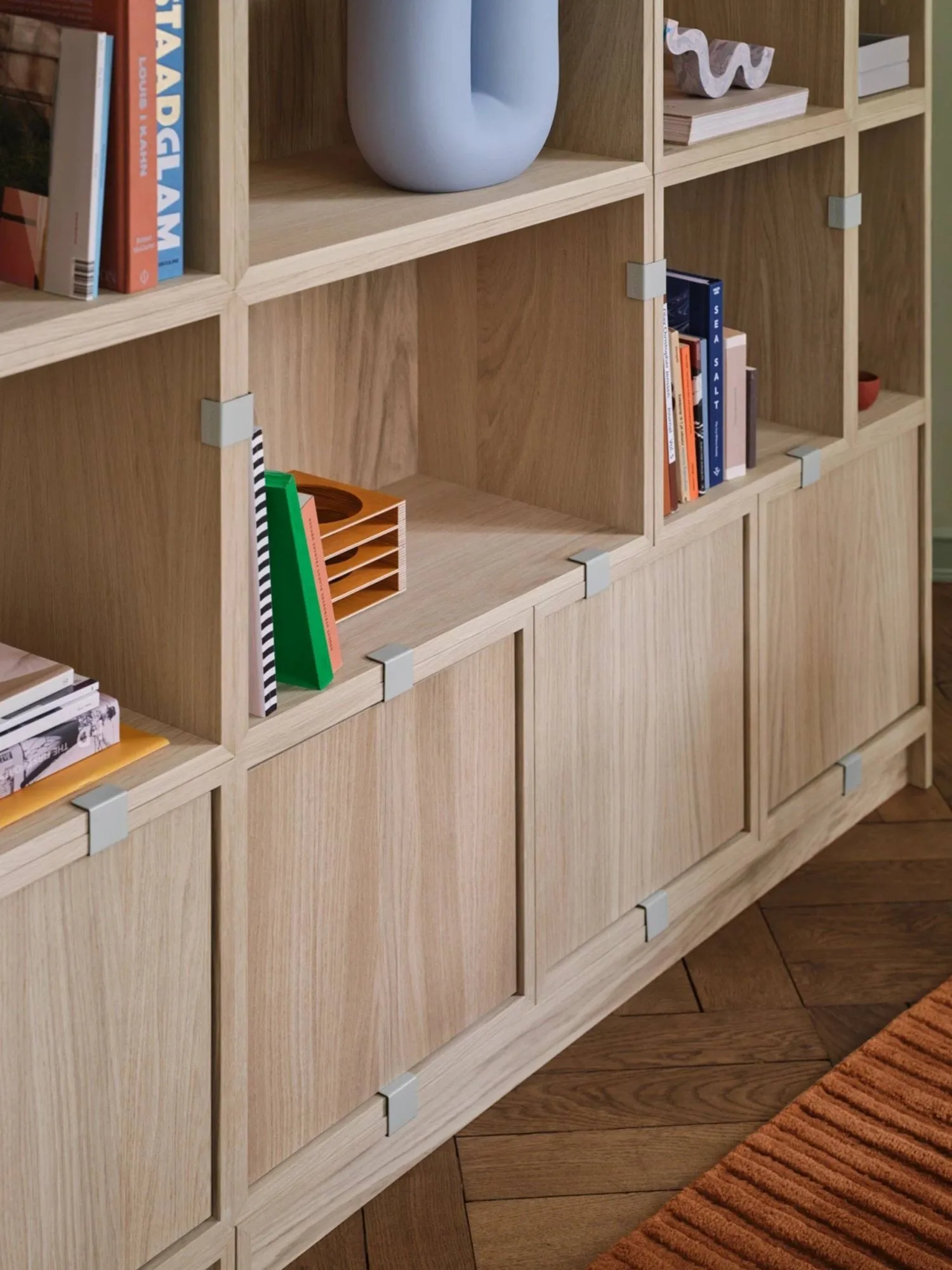 Stacked förvaringssystem large, Oak Muuto
