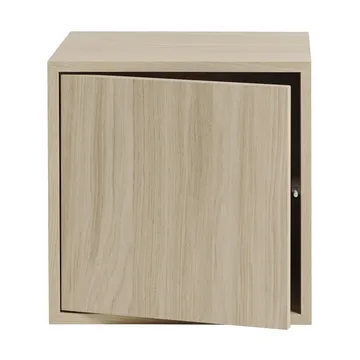 Stacked förvaringssystem med dörr medium - Ek - Muuto