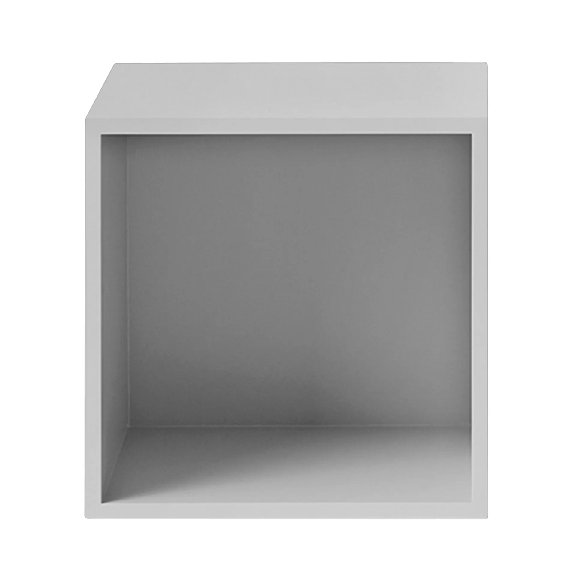 Stacked förvaringssystem med ryggskiva medium, Light grey Muuto