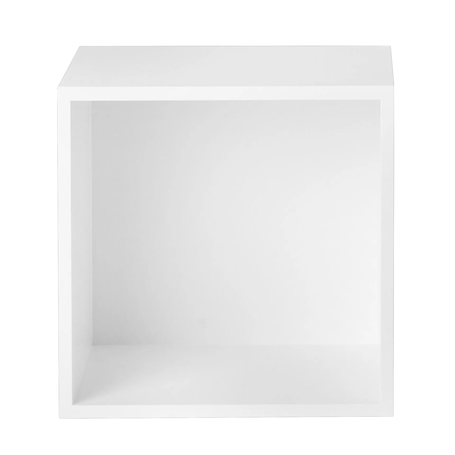 Stacked förvaringssystem med ryggskiva medium, White Muuto