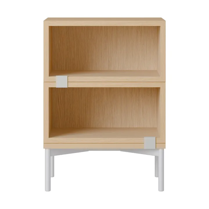 Stacked förvaringssystem sängbord konfiguration 1 - Ek - Muuto