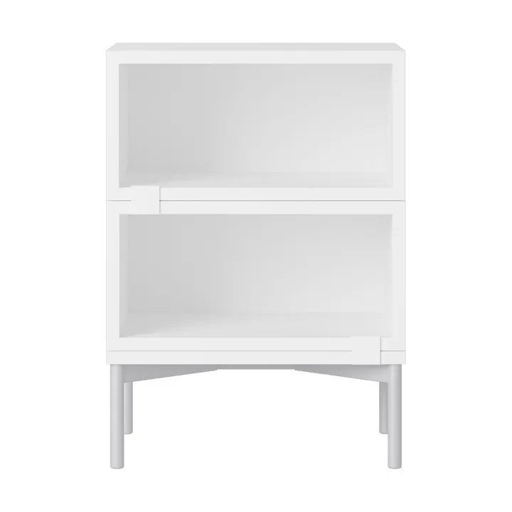 Stacked förvaringssystem sängbord konfiguration 1 - White - Muuto