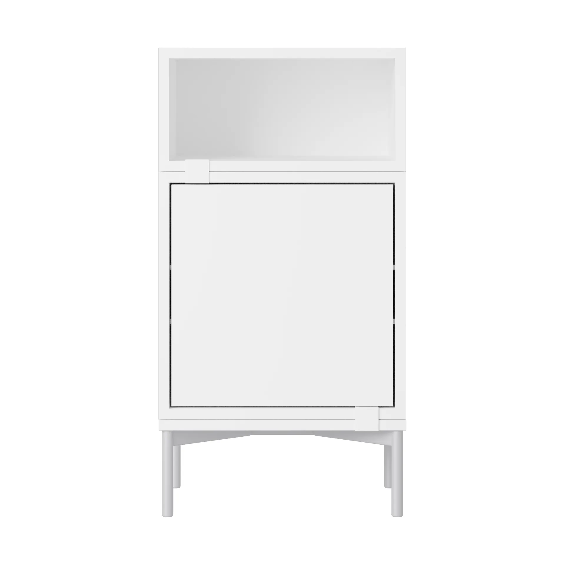 Stacked förvaringssystem sängbord konfiguration 2, White Muuto
