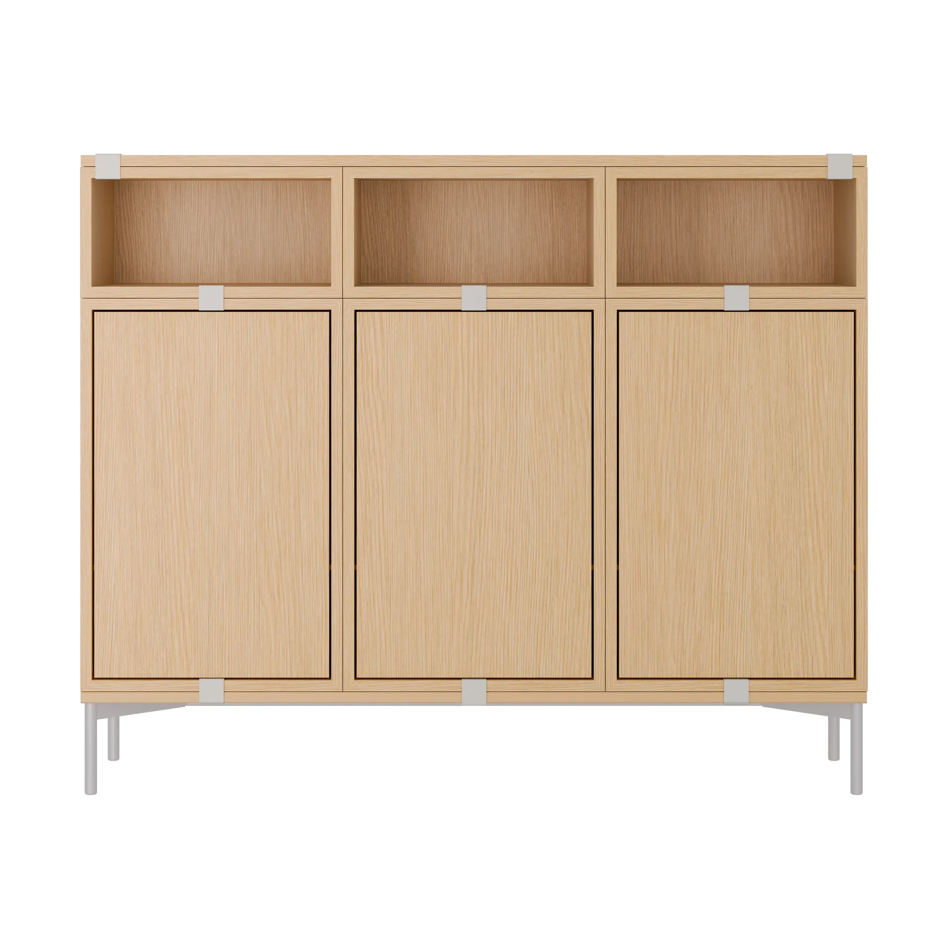 Stacked förvaringssystem Sideboard Configuration 3, Oak Muuto