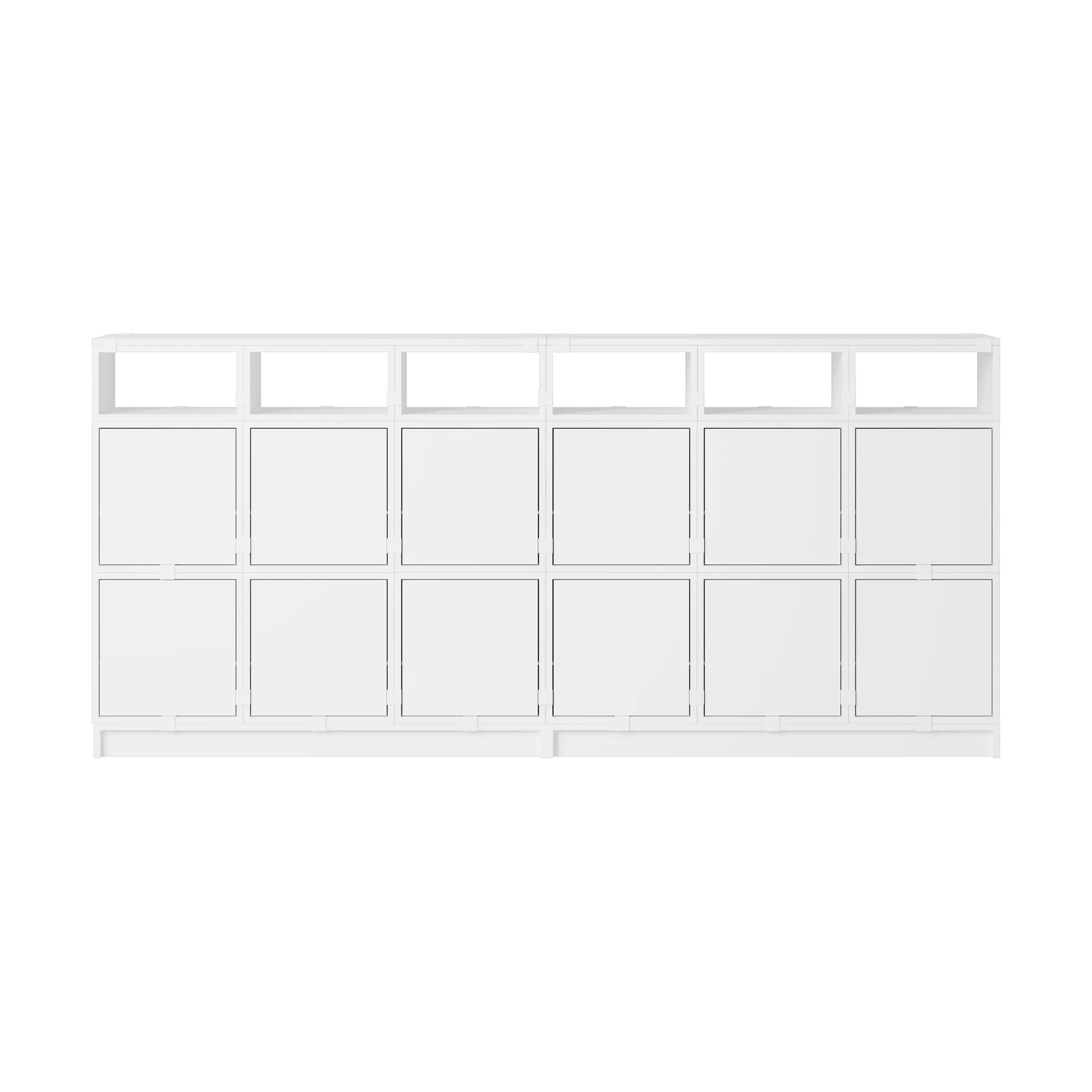 Stacked förvaringssystem sideboard konfiguration 1, White Muuto