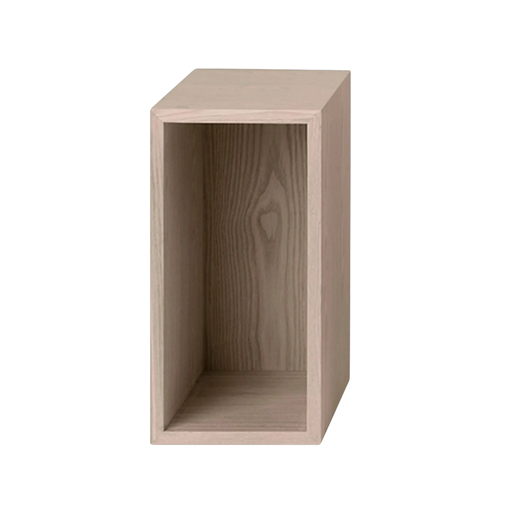 Stacked förvaringssystem small med ryggskiva, Oak Muuto